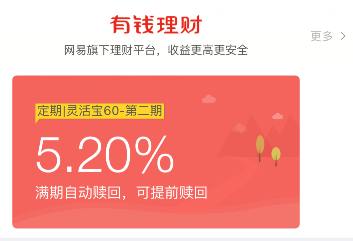 网易有钱灵活宝60是什么?灵活宝60怎么样?