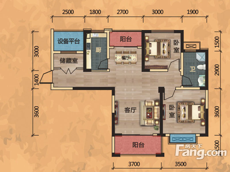 00m2_肥西楼盘户型图 - 融360